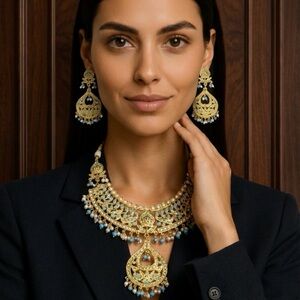 Kiza Jadau Earrings.